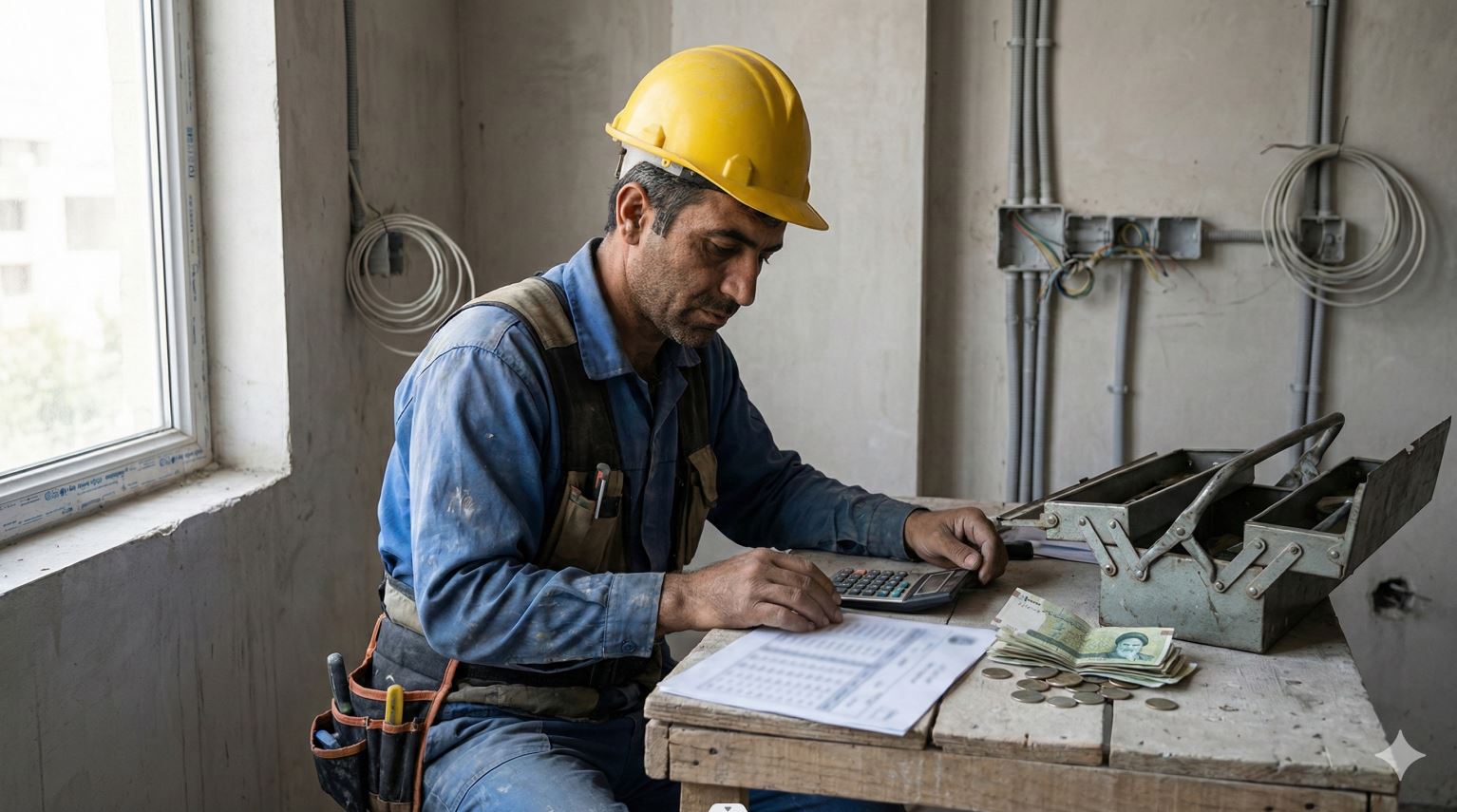 اجرت برق کشی ساختمان 1404 به صورت متری و آیتمی