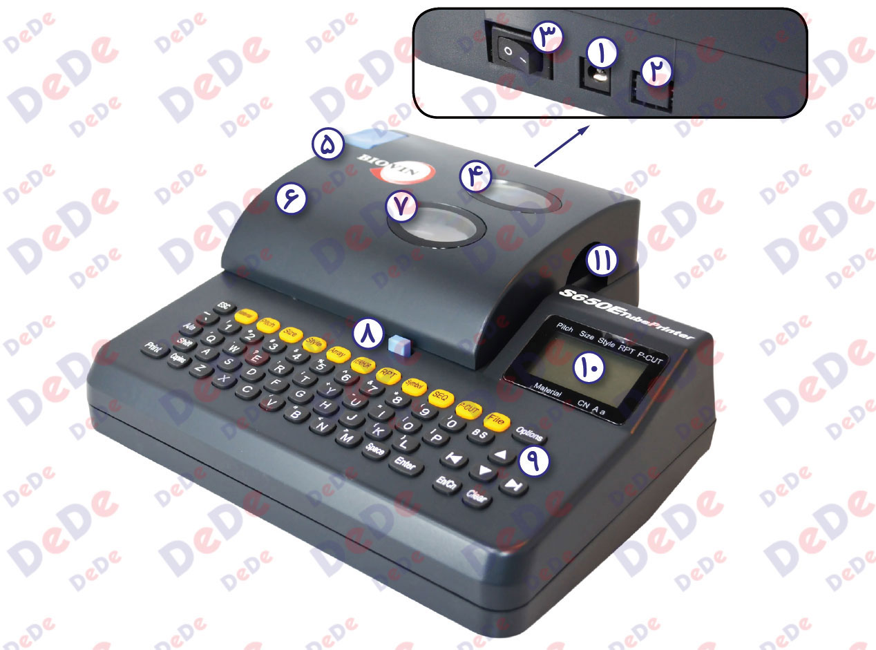 نام-اجزا-پرینتر-حرارتی