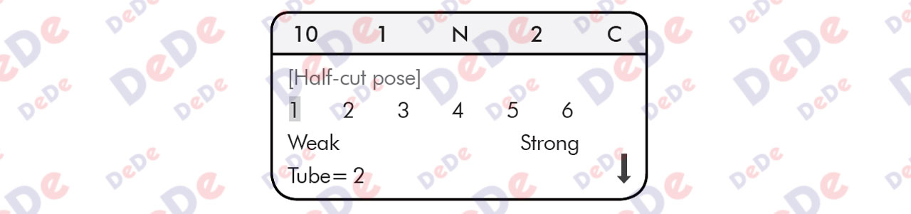 گزینه-Dept-of-half-cut
